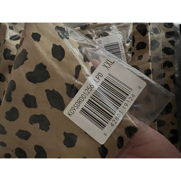 NWT kourt Satin Midi Skirt Leopard Print - Picture 11 of 11
